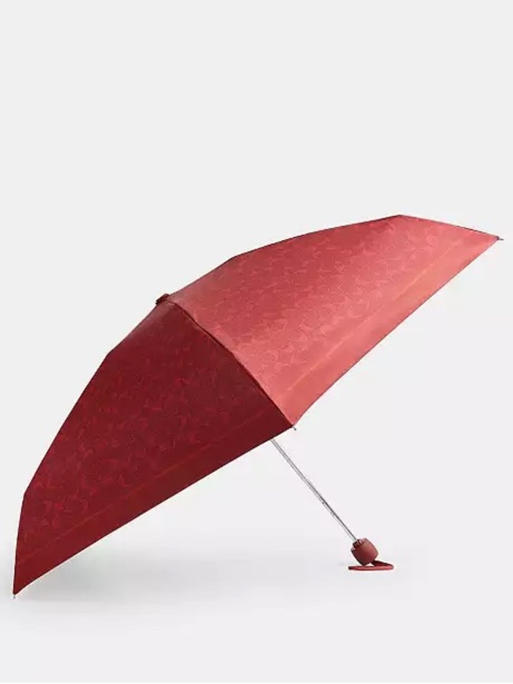 Coach Outlet UV Protection Mini Umbrella In Signature Print NWT